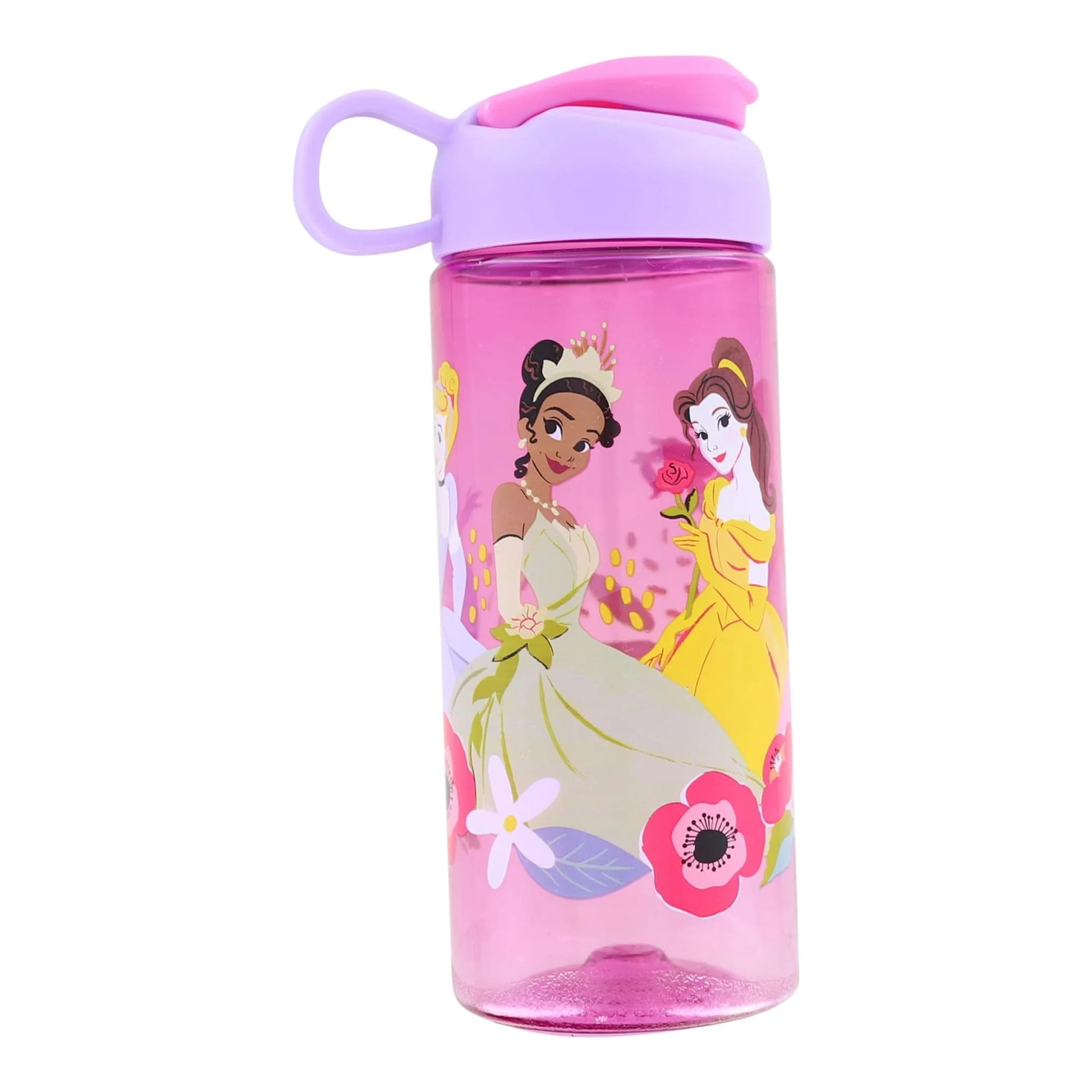 High-End Disney Princess 16.5 Ounce Water Bottle w Screw Lid Classic