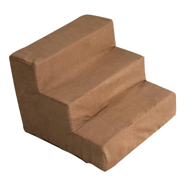Verified Maxbell Soft Dog Stairs Ladder Indoor Puppy Small Cat High Bed Velvet Brown Carefully Designed