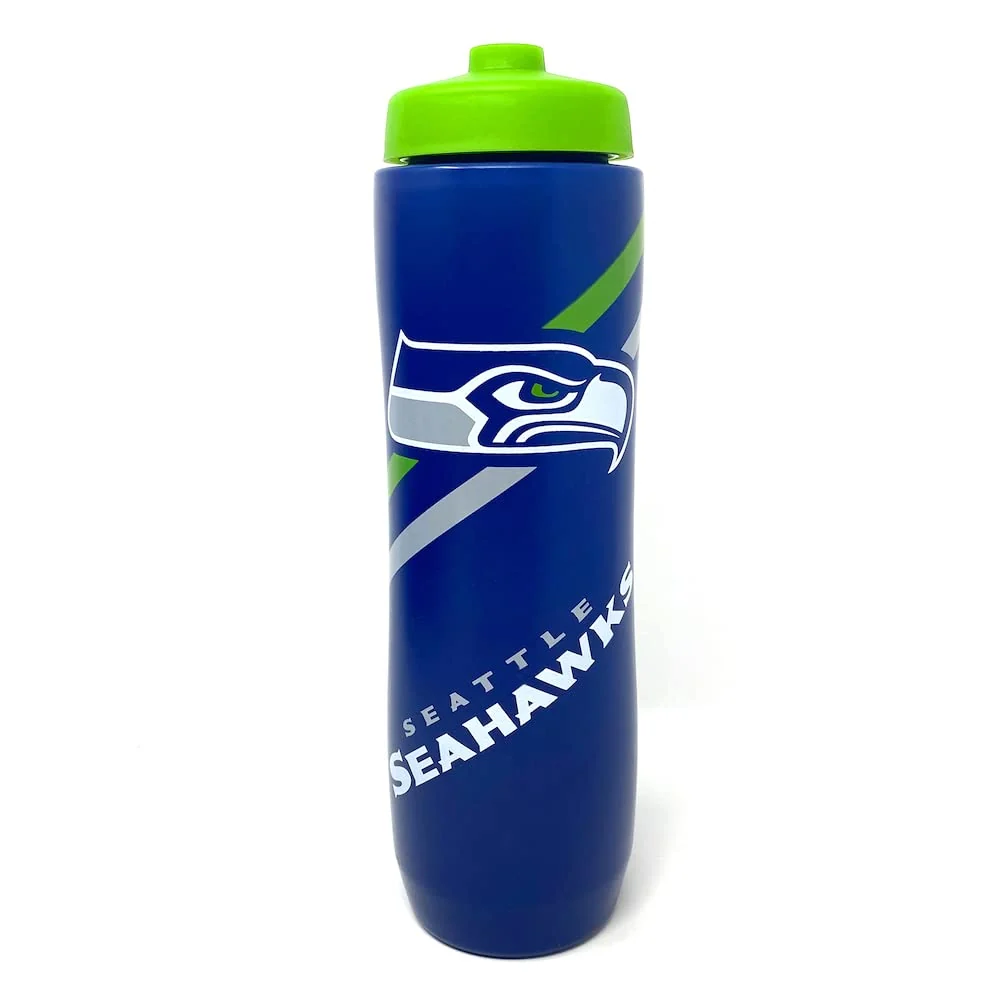 Organic The Party Animal NFL Seattle Seahawks Squeezy Water Bottle Effective
