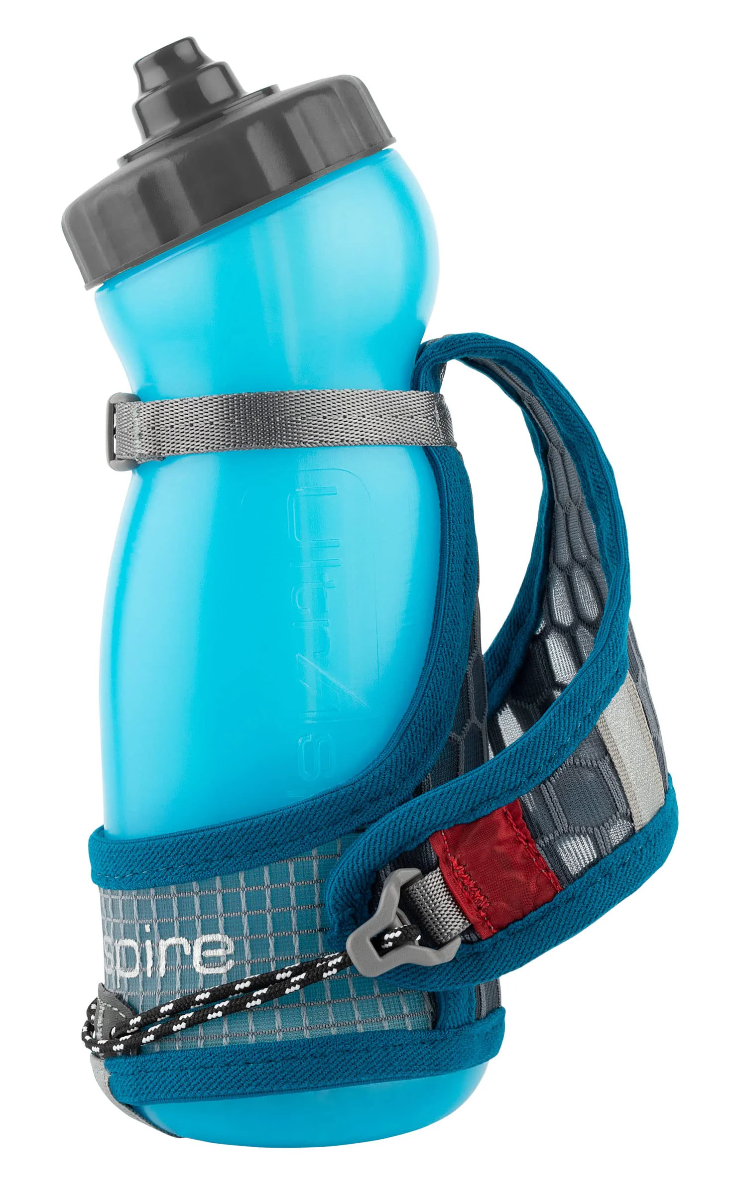 Artisan Ultraspire Iso Versa 2.0 Blue Grey Runners Water Bottle Handheld with Hand-strap Authentic
