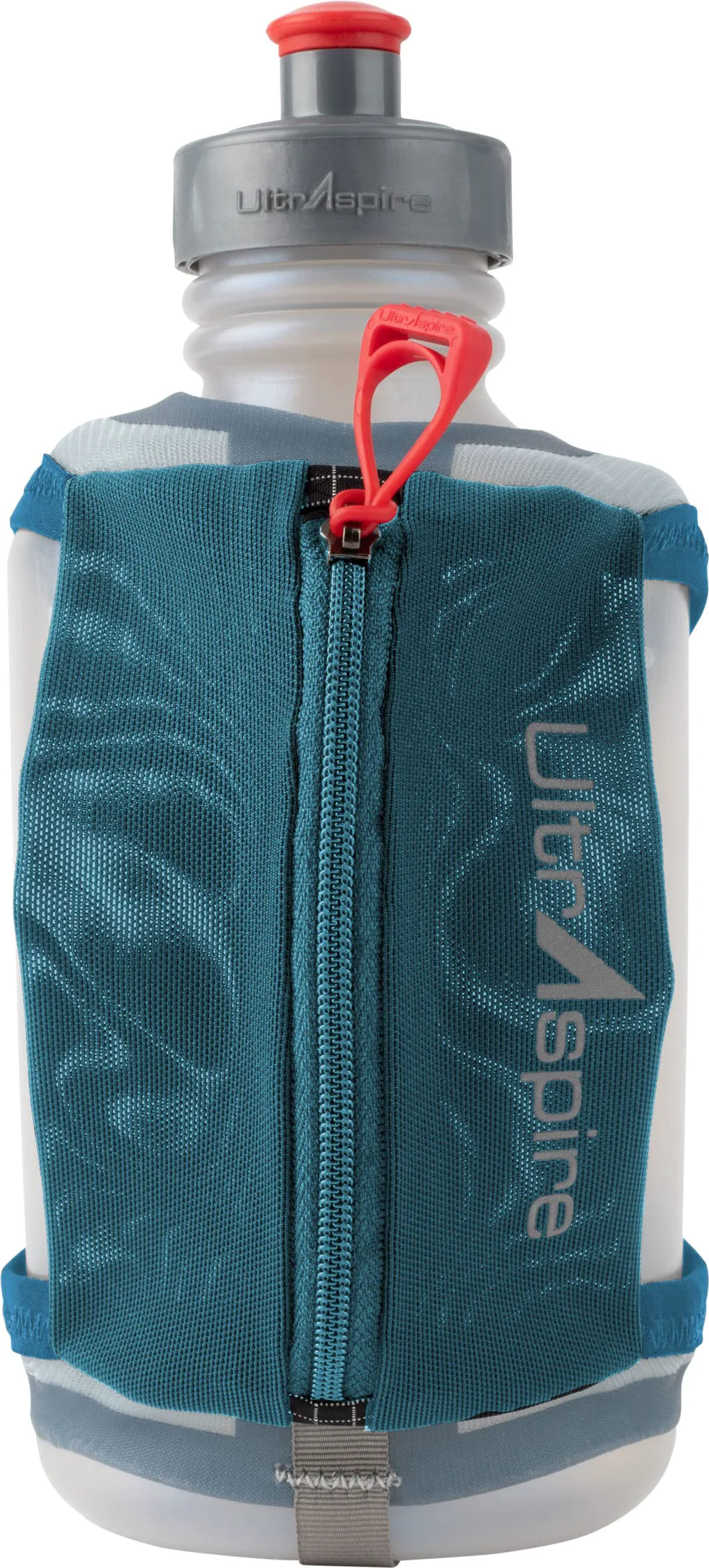 Recyclable Ultraspire 550 Pocket Handheld Running Water Bottle - Emerald Blue 550 mL Professional