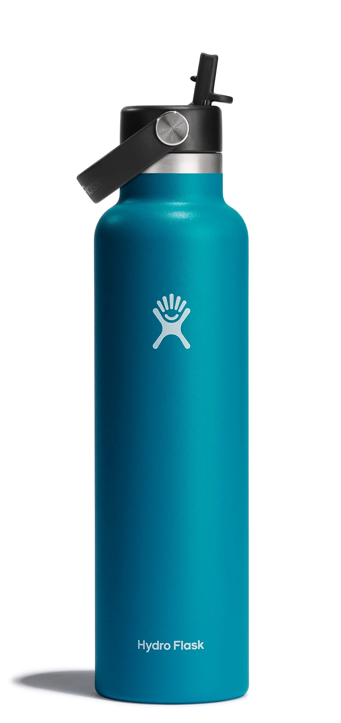 Superior Hydro Flask 24 oz Standard Mouth Flex Straw Cap Laguna Exceptional