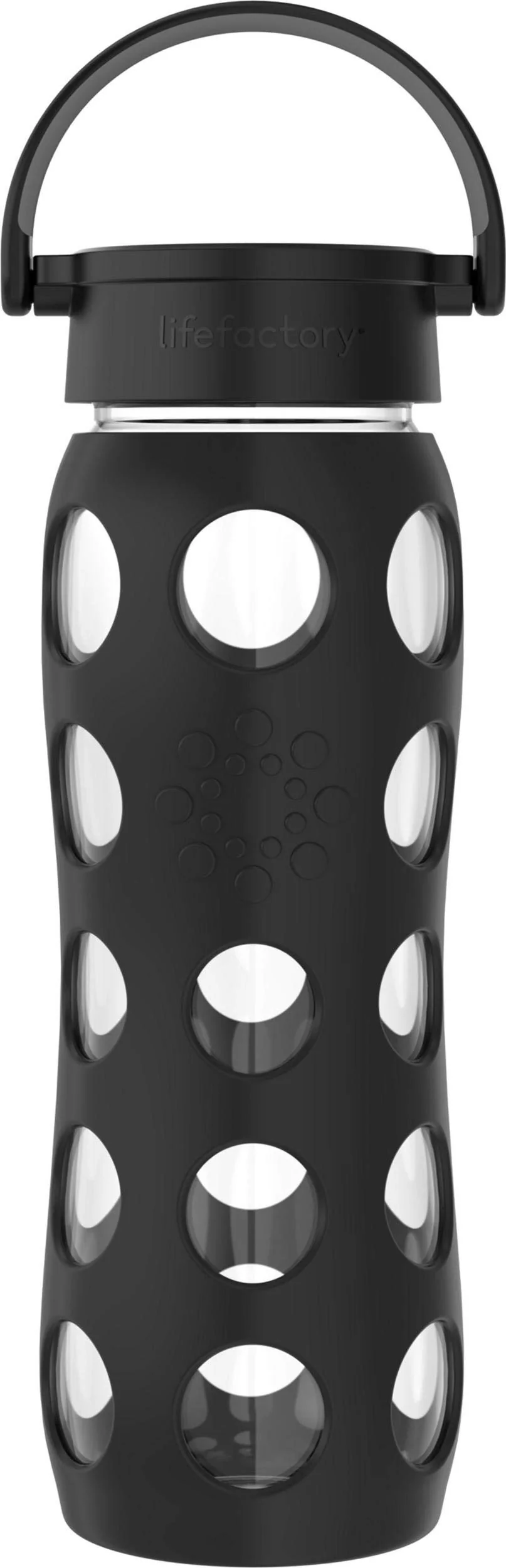 Top-Quality Lifefactory 22-Ounce BPA- Glass Water Bottle with Classic Cap and Protective Silicone Sleeve Onyx Outstanding