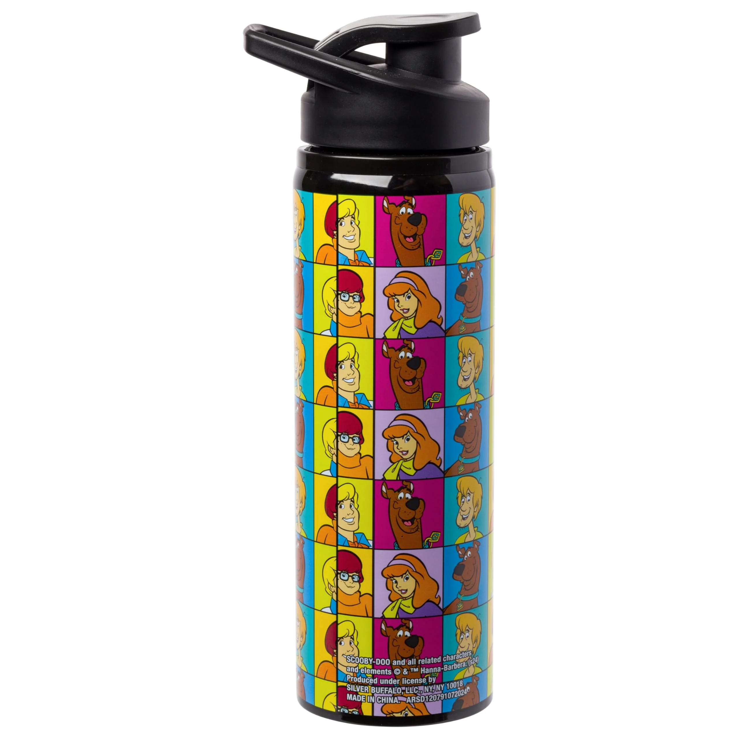Casual Silver Buffalo Scooby-Doo Those Meddling Kids Stainless Steel Water Bottle Featuring Scooby-Doo Fred Velma Shaggy and Daphne 25 Ounces Durable