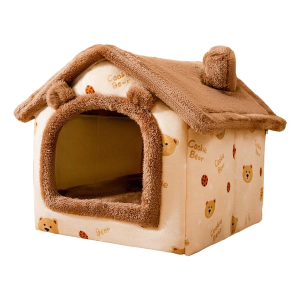 Exceptional Maxbell Cat Sleeping Bed Dog Kennel Nonslip Winter Warm Semi Enclosed Cat House M Fine