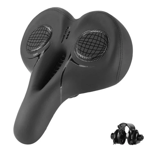 Practical Maxbell Mountain Bike Seat Cushion Shock Absorbing for Cycling Parts Road Bikes Black Top-Quality