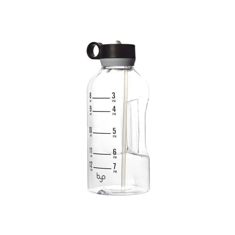 Easy-to-Use Built Byo 74 Oz Tritan Water Bottle with Straw Black - BPA- Leakproof Lid Wide Mouth Opening Dishwasher Safe Travel Handle - Reusable High-Performance