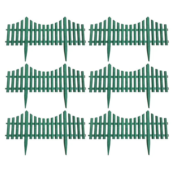 Proven Maxbell 6x Garden Fence Border Edging Landscape Border Durable for DIY Decorative Green Official