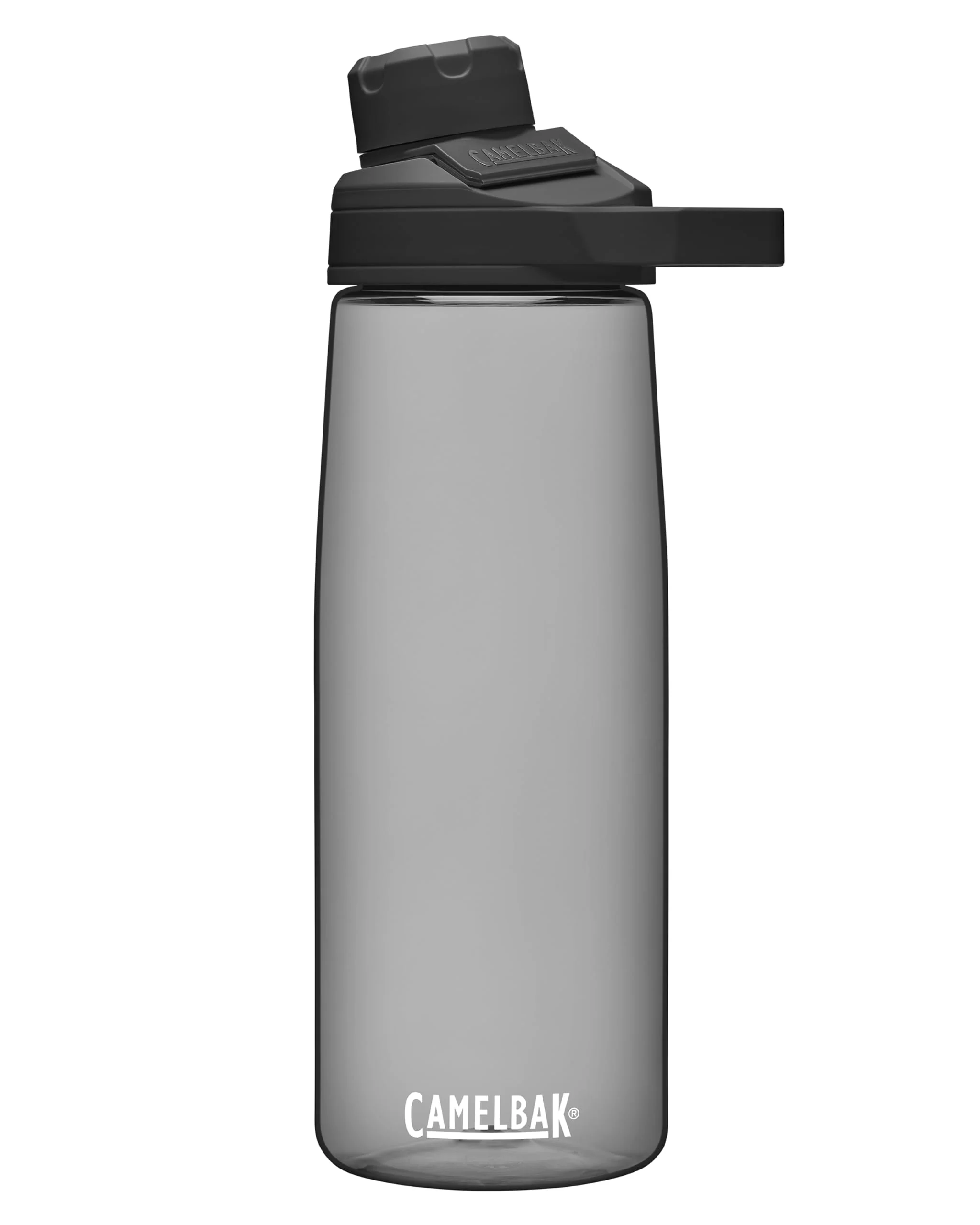 Sophisticated CamelBak Chute Mag BPA Water Bottle with Tritan Renew - Magnetic Cap Stows While Drinking 25oz Charcoal Exceptional