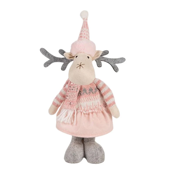 High-End Maxbell Christmas Doll Desktop Table Decor Cartoon Figures for holiday Room Elk Prestigious