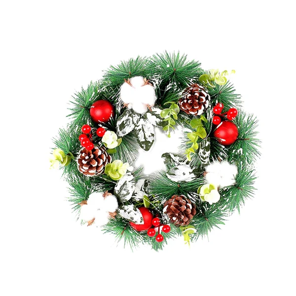 Functional Maxbell 30cm Artificial Holiday Wreath Garland Winter Wreath for Home Decor Reliable