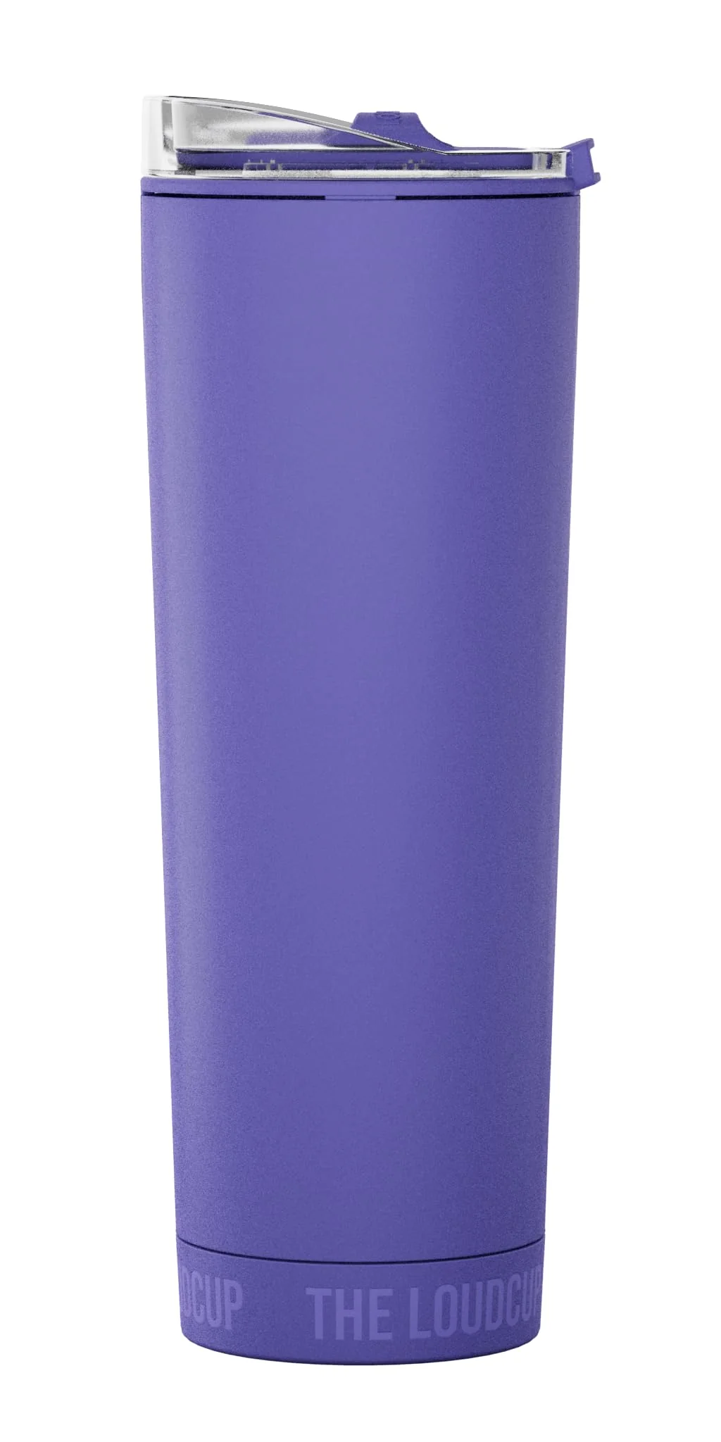 Enhanced The LoudCup - 23oz Reusable Tumbler Stadium Horn with Slide-Close Lid Royal Purple Sports Fan Cup Football Soccer Match Day Noise Maker Verified