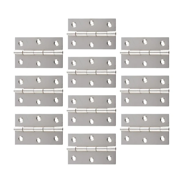Certified Maxbell 10Pcs Metal Hinges Closing Hinge Connectors for Closet Cabinet Wooden Box Argent Sustainable