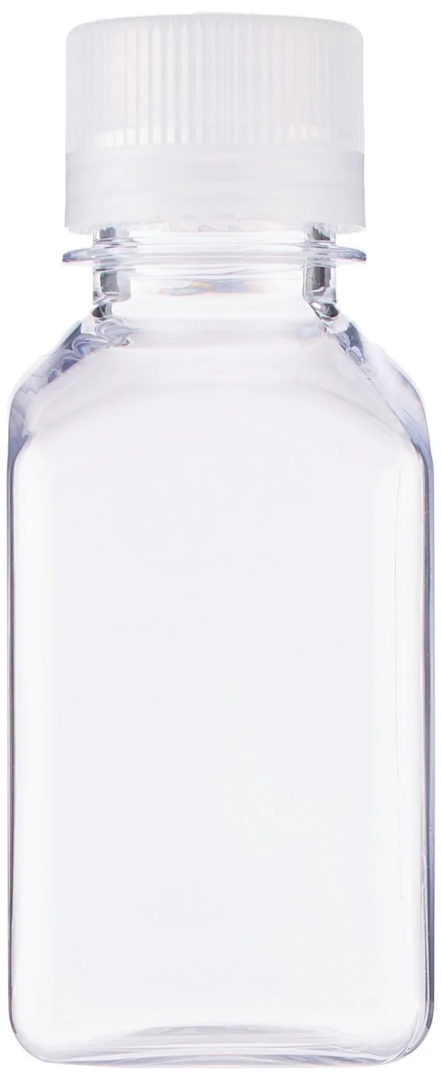 Refined Nalgene Transparent Lexan Square Storage Bottle 8 oz. Optimized