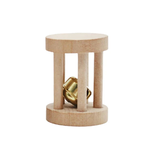 Traditional Maxbell Parrot Bird Toys Wooden Chew Toys Interactive Play Toy for Rabbit Cockatiel Small Elegant
