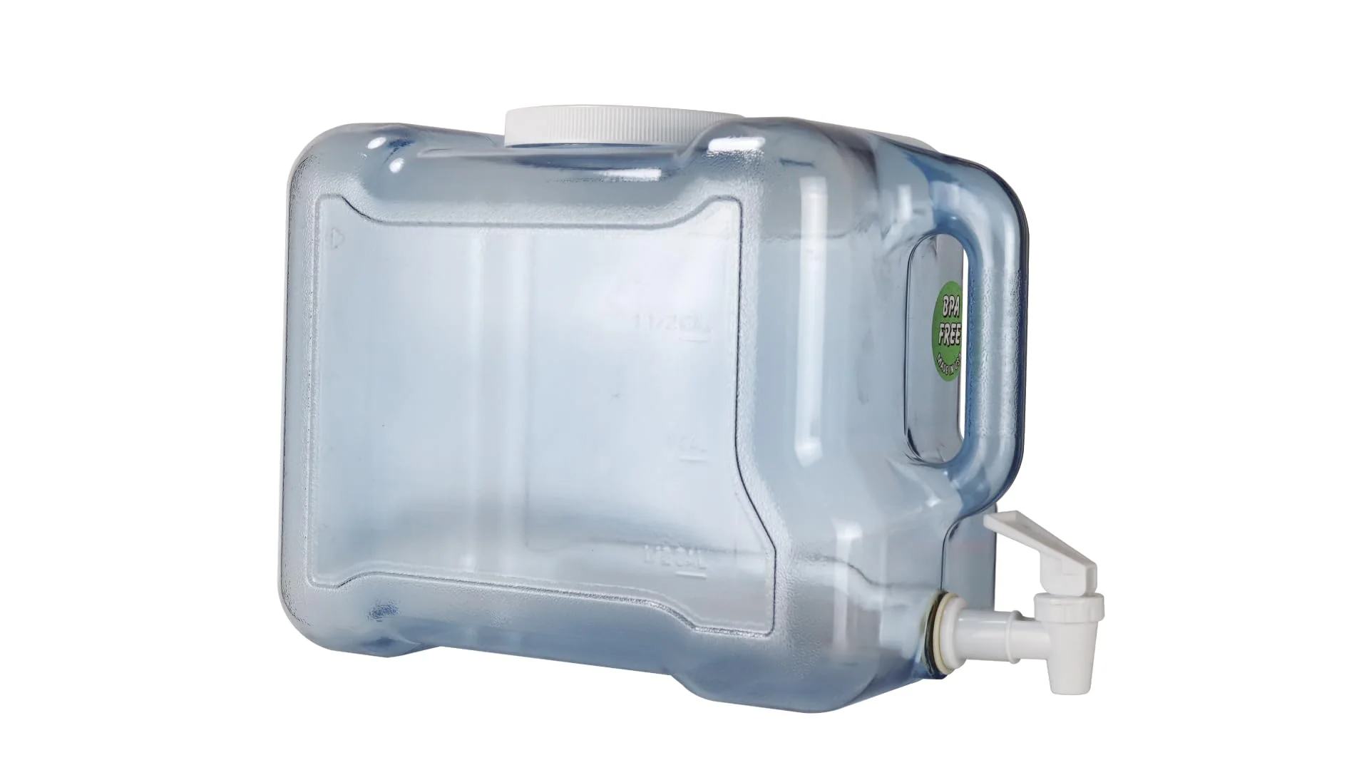 Fast New Wave Enviro Products BPA Tritan Bottle 2 Gallon Refrigerator with BPA Spigot and Integrated Handle Refrigerator Dispenser Bottle Green