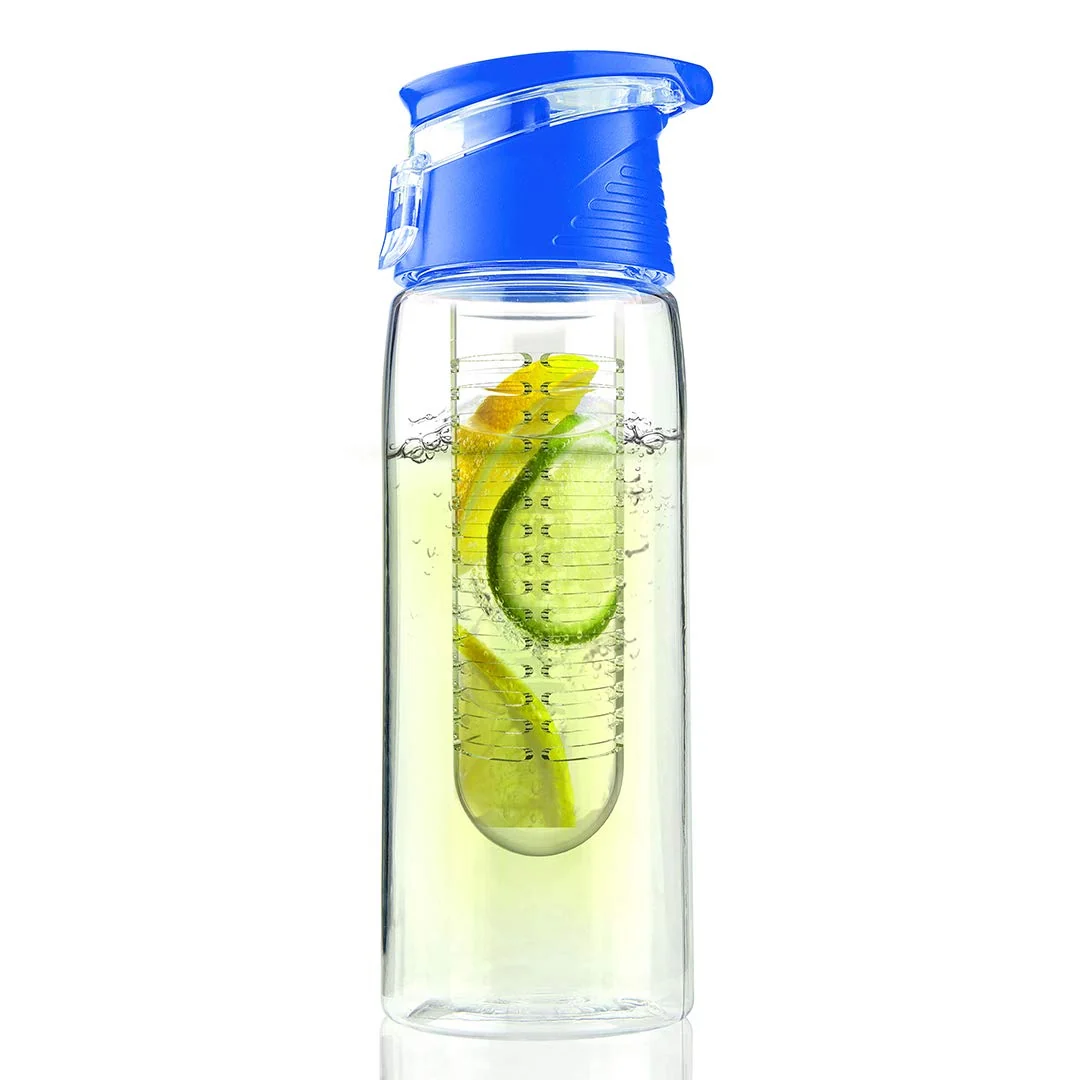 Fast Asobu Flavor It Infuser Water Bottle Pure Fruit Flavour 2 Go Blue 20 oz Original Design