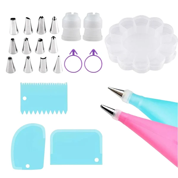Durable Maxbell Cake Decorating Kitchen Gadget DIY Tool for Home Restaurant Household 20pcs Original Design