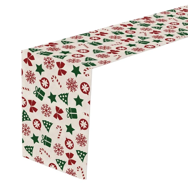 High-Performance Maxbell Linen Christmas table cloth 72 Inches Long for Dining Room Holiday Party Style C Innovative