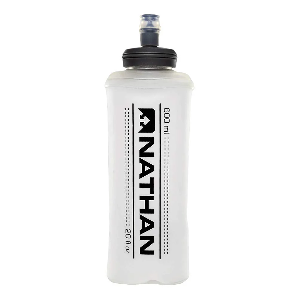 Minimalist Nathan 20oz Soft Flask w Bite Top Running Water Bottle Collapsible Water Bottle Travel Elegant