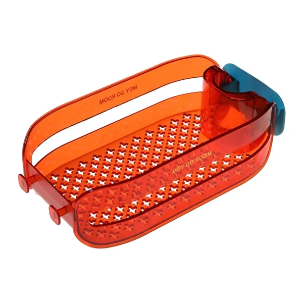 Original Maxbell Faucet Drain Rack Dish Cloth Hanger Accessories for Kitchen Sinks Rag Soap red Contemporary