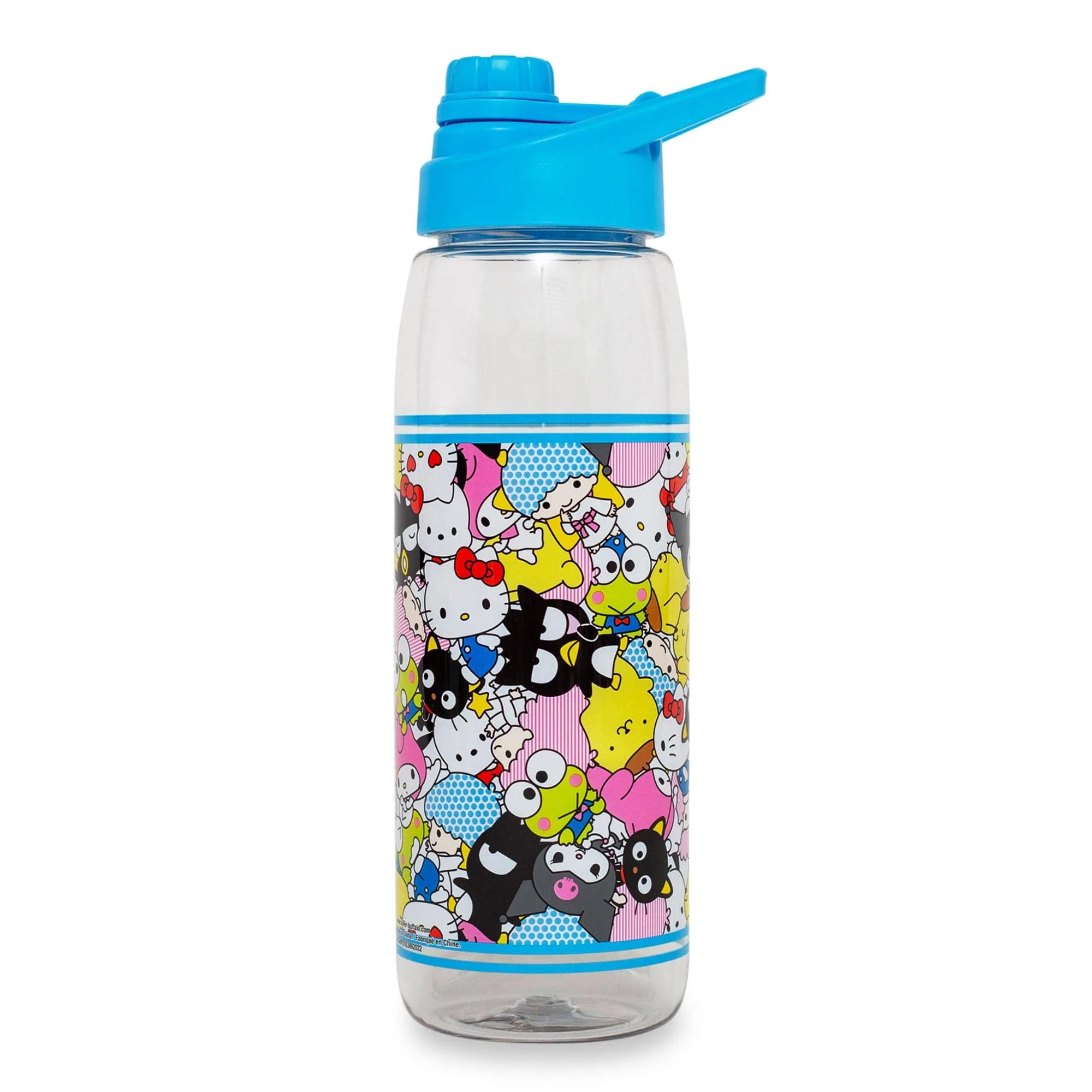 Green Toynk Sanrio Hello Kitty and Friends Plastic Water Bottle With Screw-Top Lid BPA- Plastic Sports Jug Holds 28 Ounces Breathable