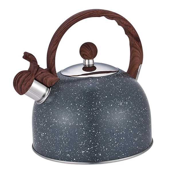 Fine Maxbell Multipurpose Loud Whistling Kettle Hiking Teapot Stainless Steel for Camping grey Solid