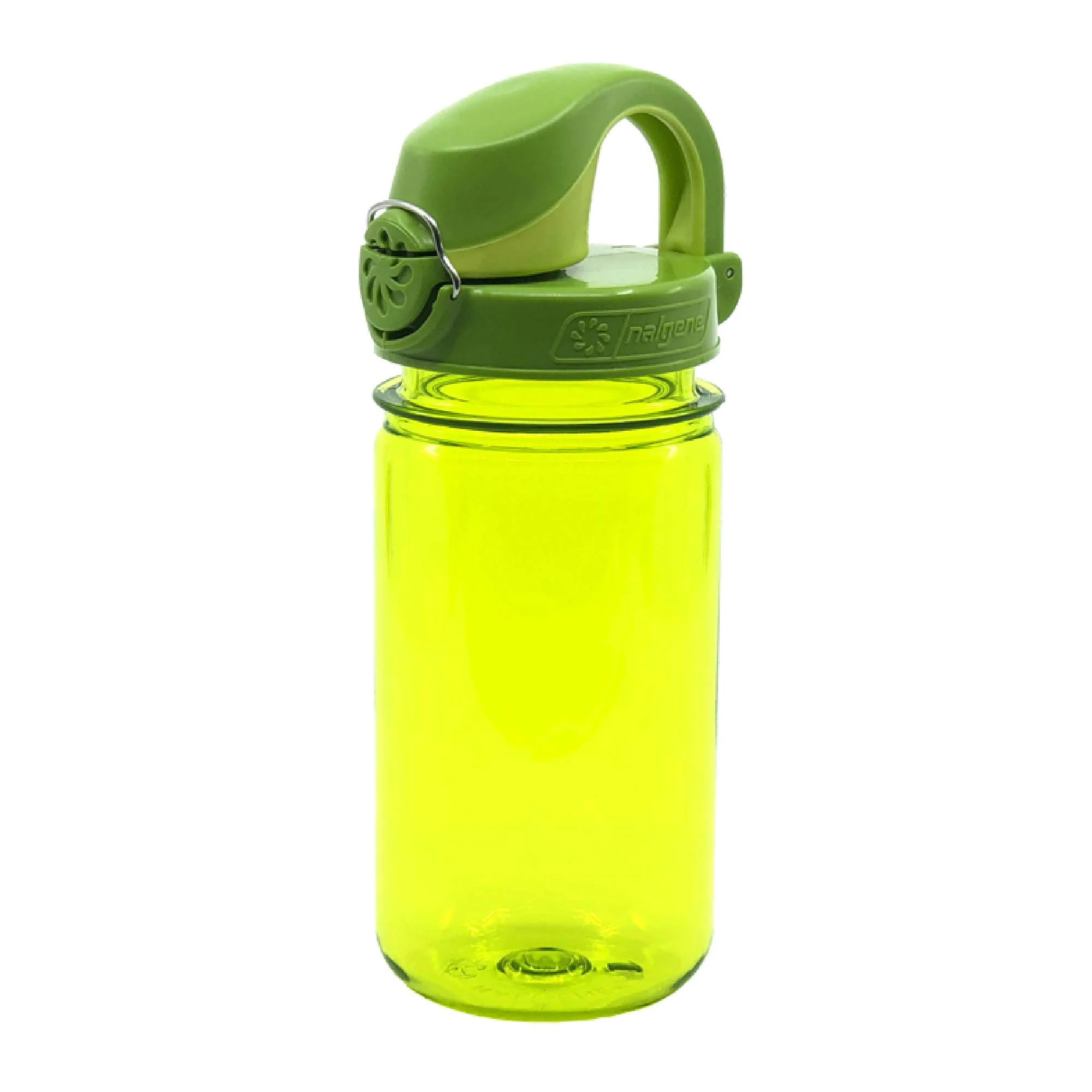 Breathable Nalgene Kids On The Fly Water Bottle Leak Proof Durable BPA and BPS Carabiner Friendly Reusable and Sustainable 12 Ounces Green Fashionable
