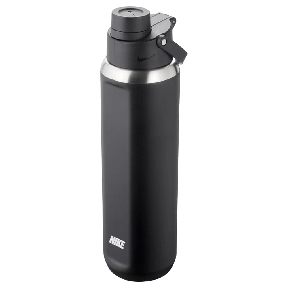 Premium Nike Recharge Chug Water Bottle One Size Black Clean