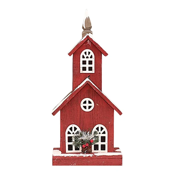 Organic Maxbell Village House Christmas LED Lights Buildings Room Battery Operated Figurines StyleC 22x13x49cm Original