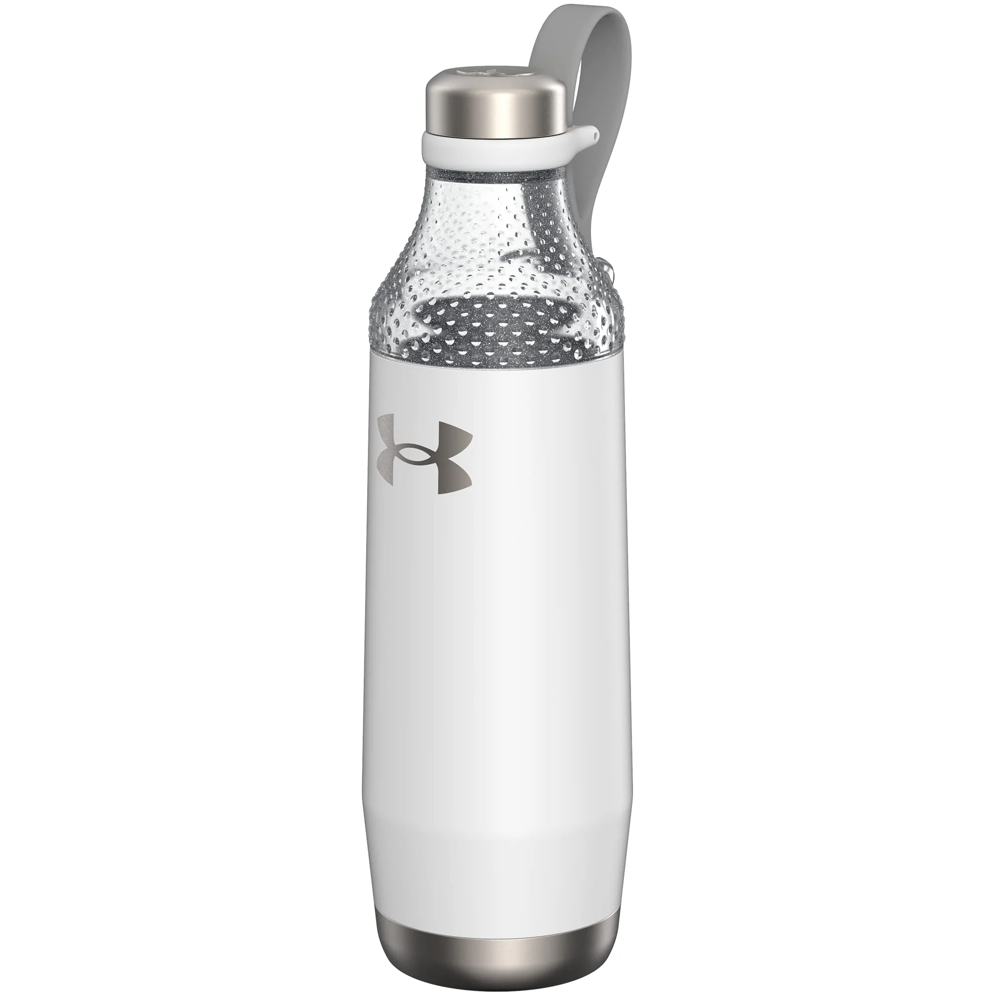 Clean UNDER ARMOUR Twist-Off Top Stainless Steel Water Bottle 22oz for Ice Protein Shake - Insulated Shatter-Proof Odor-Proof Shaker Infinity Bottle Breathable