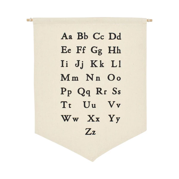 Comfortable Maxbell Nordic Canvas Banner Wall Hanging Sign for Home Bedroom Decoration Alphabet Excellent