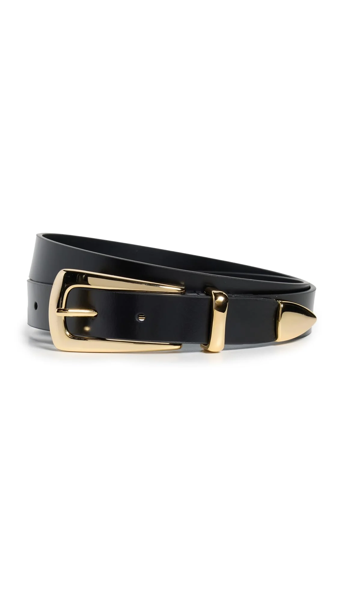 High-End Favorite Daughter womens The Statement Belt Black Gold Medium Professional