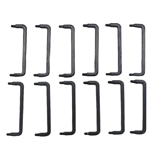 Selected Maxbell 12x 1 12 Scale Dollhouses Door Handle Drawer Knobs Mini Furniture Closet Black Premium