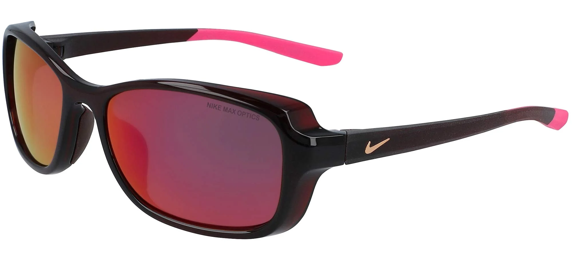 Traditional Nike CT7890-233 Breeze M Sunglasses El Dorado Brown Frame Color Mercury Mirror Lens Tint Detailed
