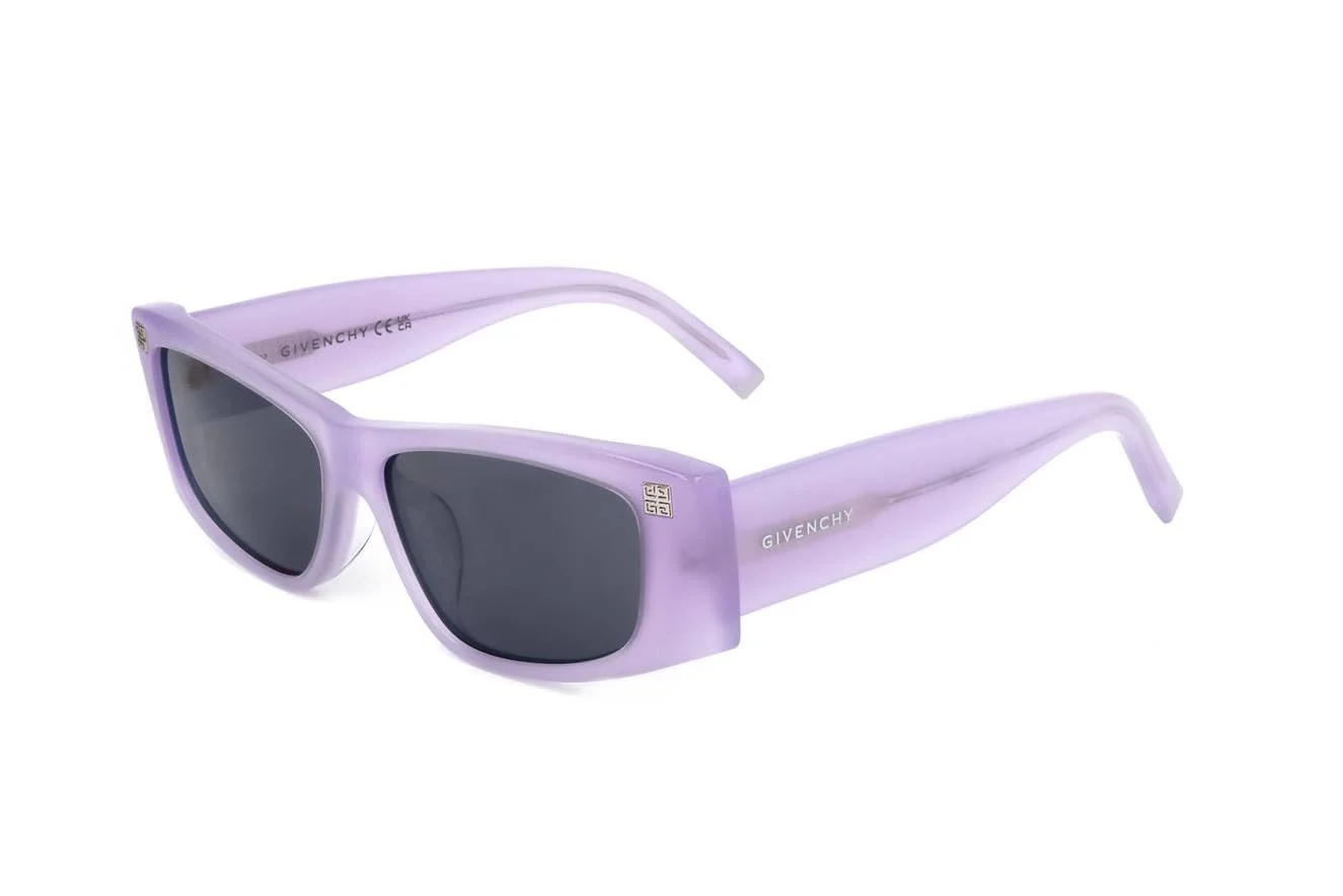 Top-Quality Givenchy Dark Grey Rectangular Ladies Sunglasses GV40048F 78A 56 Superior