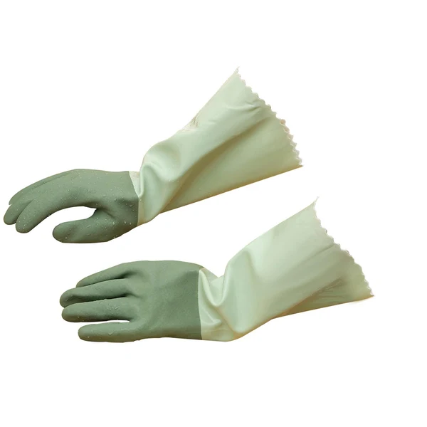 Unique Maxbell Dish Washing Gloves Household Accessory Reusable Non Slip Utensils Natural