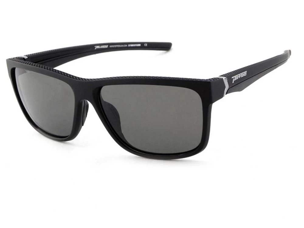 Luxury Peppers Telluride Sunglasses Rubberized Matte Black Smoke Polarized High-Performance