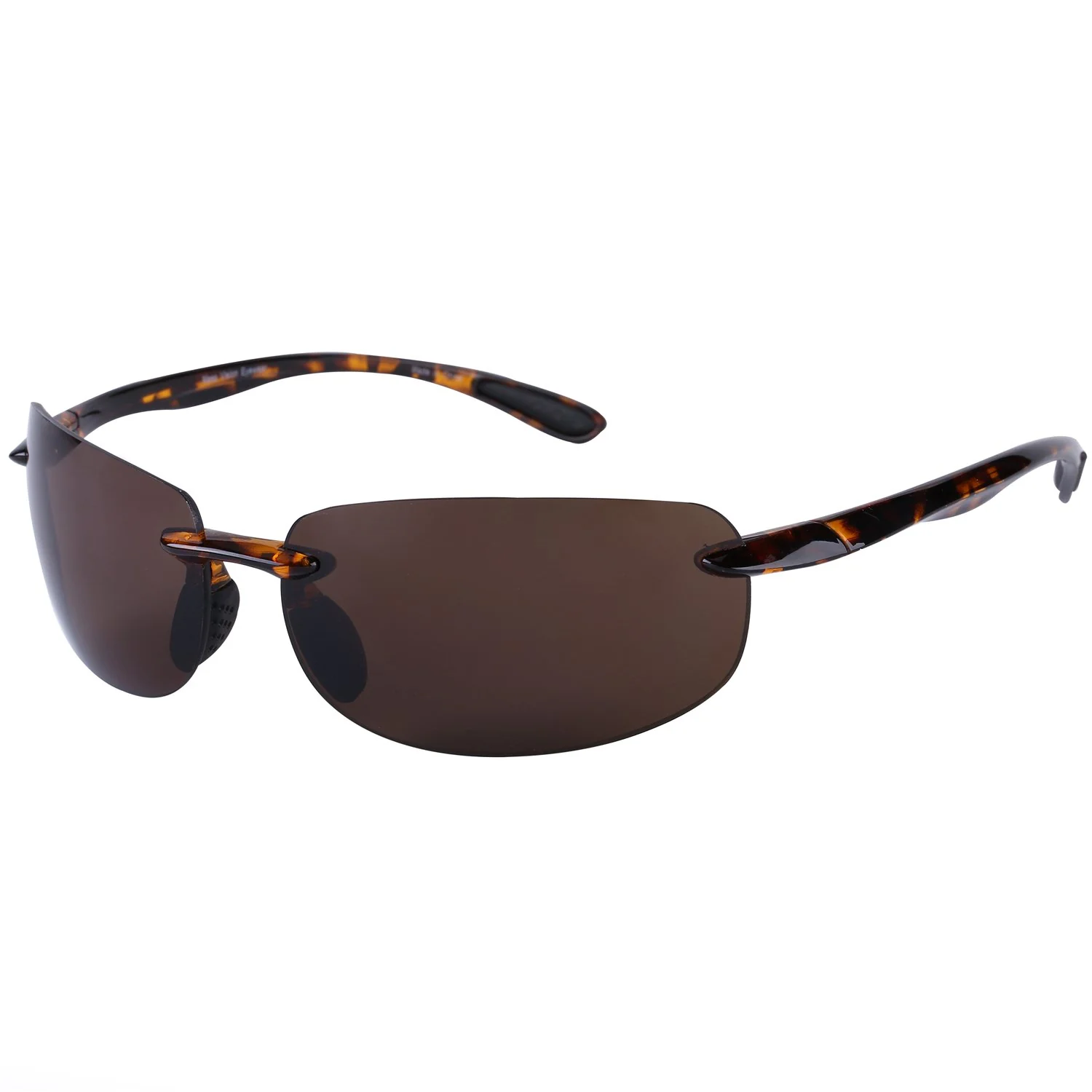 Premium Lovin Maui Sport Wrap Polarized Sunglasses for Men and Women - Hard Case Included Tortoise Premium Material