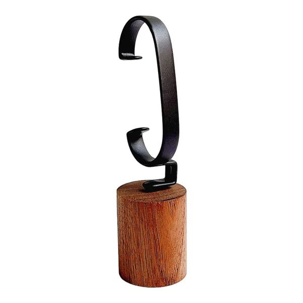 Sophisticated Maxbell Wrist Watch Display Holder Wood Base for Men Stylish Convenient A First-Class