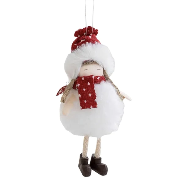 Premium Maxbell Xmas Tree Hanging Pendant Tiny Home Decor for Holiday Outdoor Indoor Door Little Girl High-End