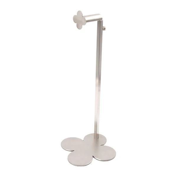 Sophisticated Maxbell Metal Handbag Display Stand Single Hook Adjustable for Wardrobe Storage Argent Detailed