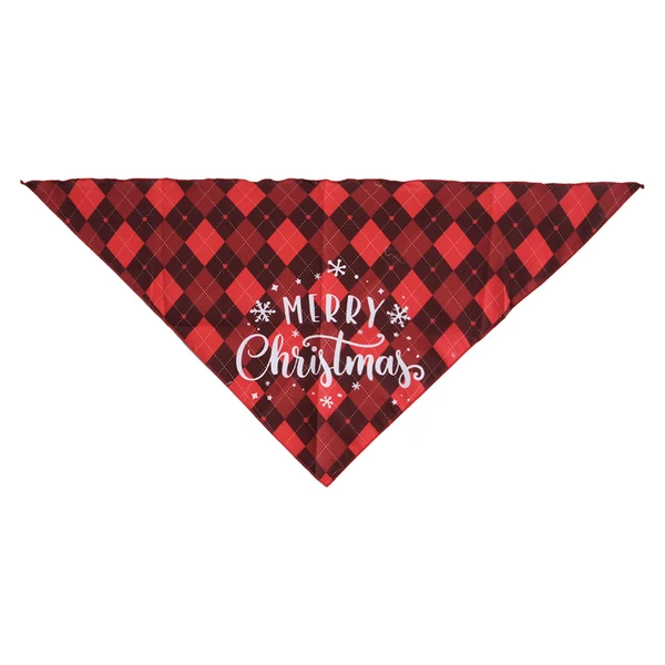 Fashionable Maxbell Printing Triangle Scarf Bandana for Small Medium Dogs Cat Red Breathable