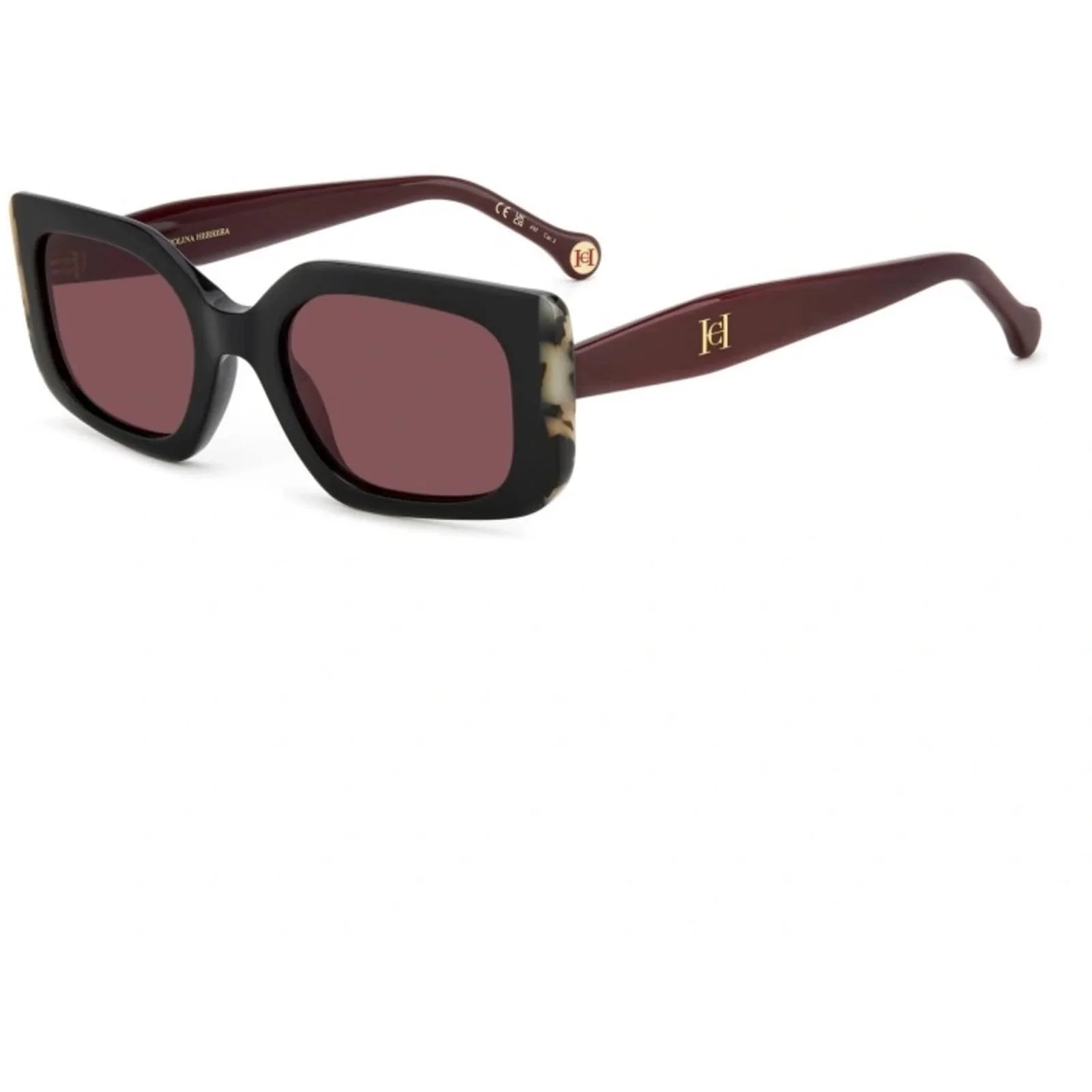 Contemporary Carolina Herrera Unisex Sunglasses Her 0182 S 53 22 145 Women's Sunglasses GUU U1 Black Burgun 53 Guu U1 Black Burgun 53 First-Class