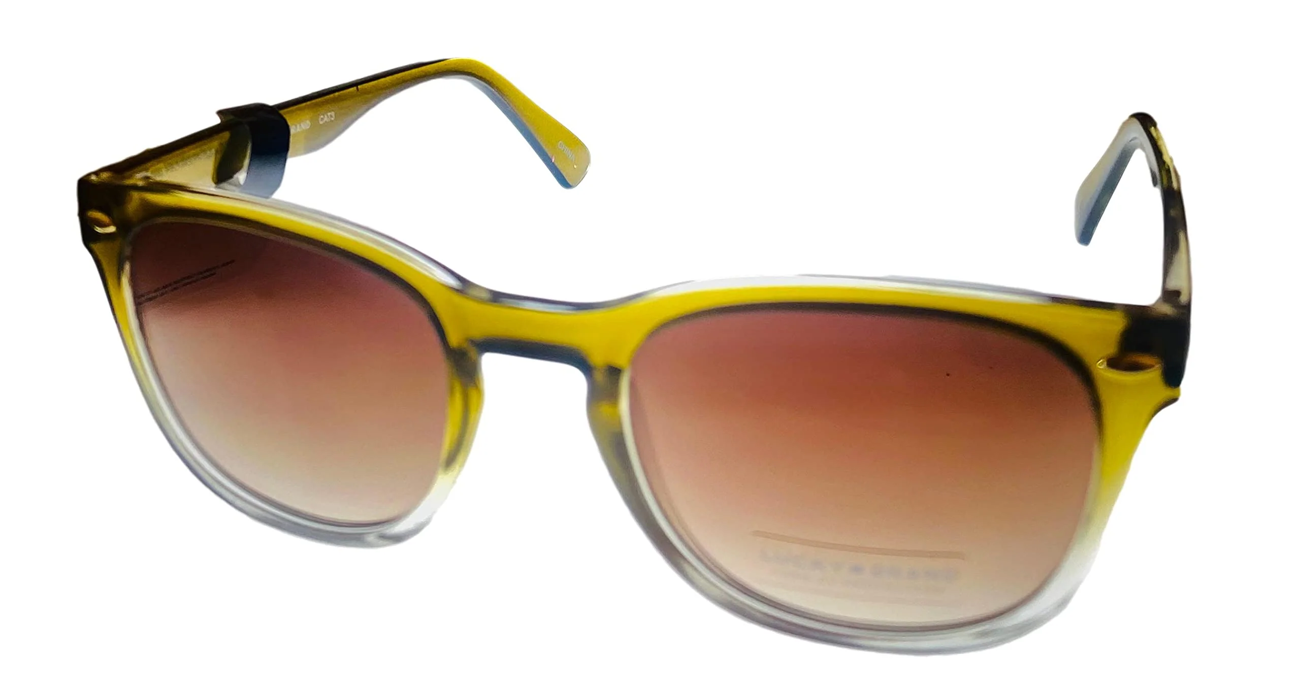 World-Class Lucky Twltoli52 Square Sunglasses Olive Gradient 52 mm High-Quality