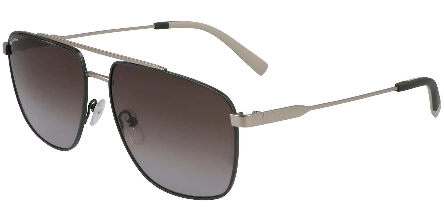 World-Class Sunglasses FERRAGAMO SF 239 S 758 Matte Gold Lightweight