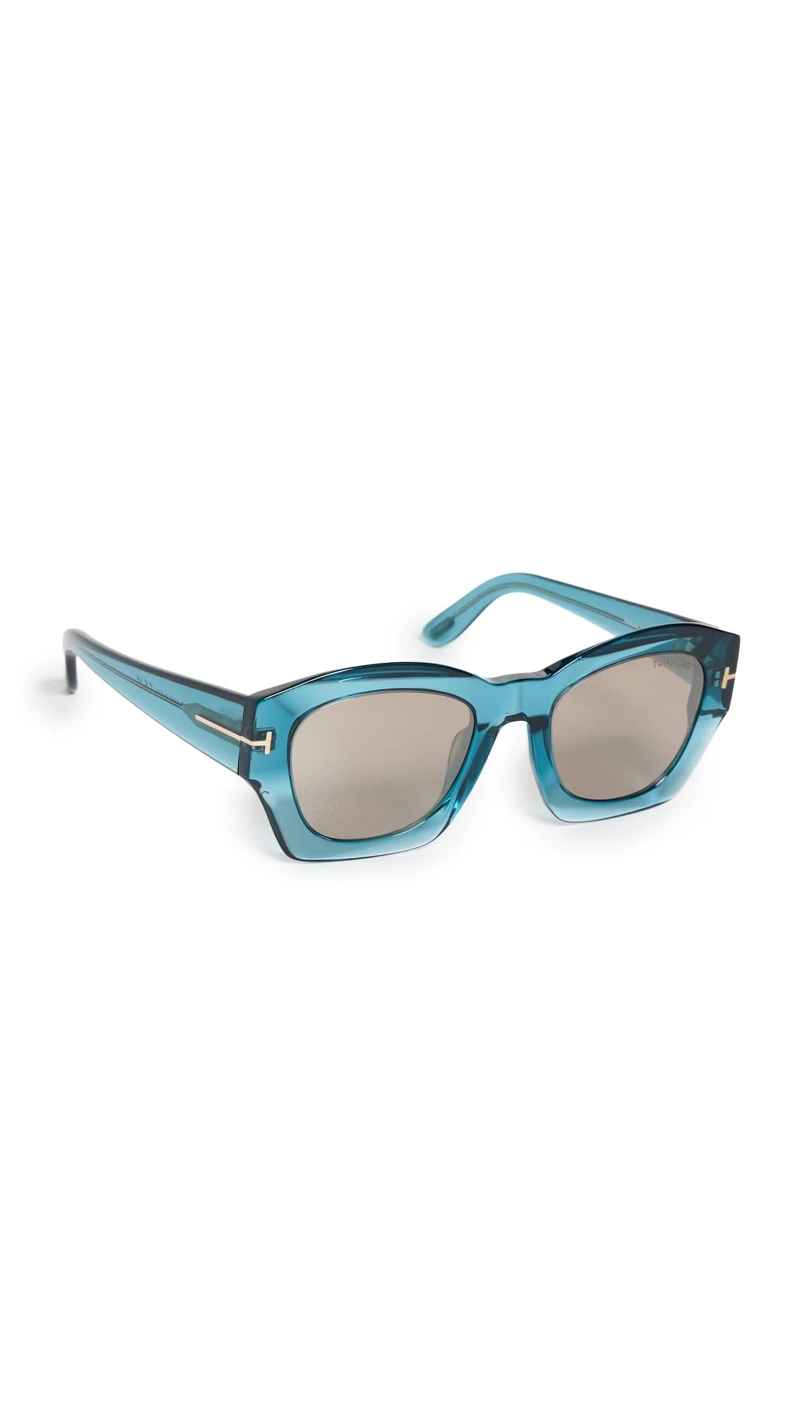Safe Tom Ford Women's Guilliana Sunglasses Shiny Blue Roviex Mirror One Size Detailed