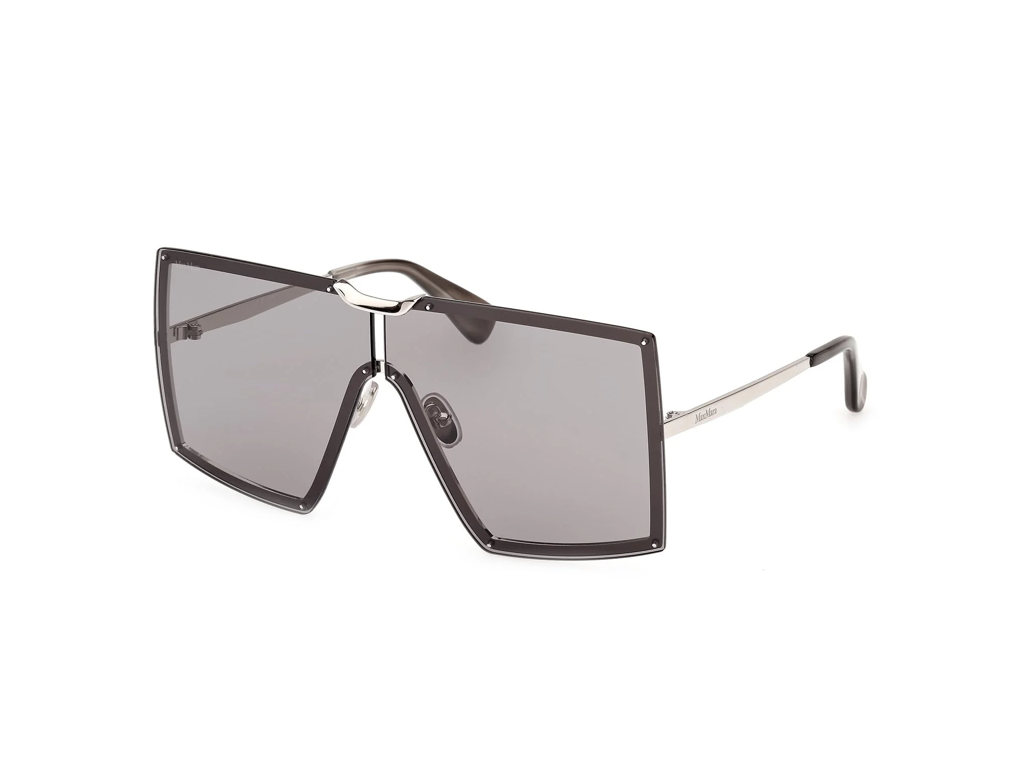 Outstanding MaxMara MM0117 16A shiny palladium 69 3 135 WOMAN Sunglasses Casual