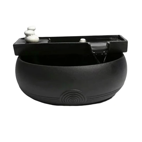 Safe Maxbell Ceramic Tabletop Fountain Decoration Desk Home Bedroom Meditation Farmhouse Professional