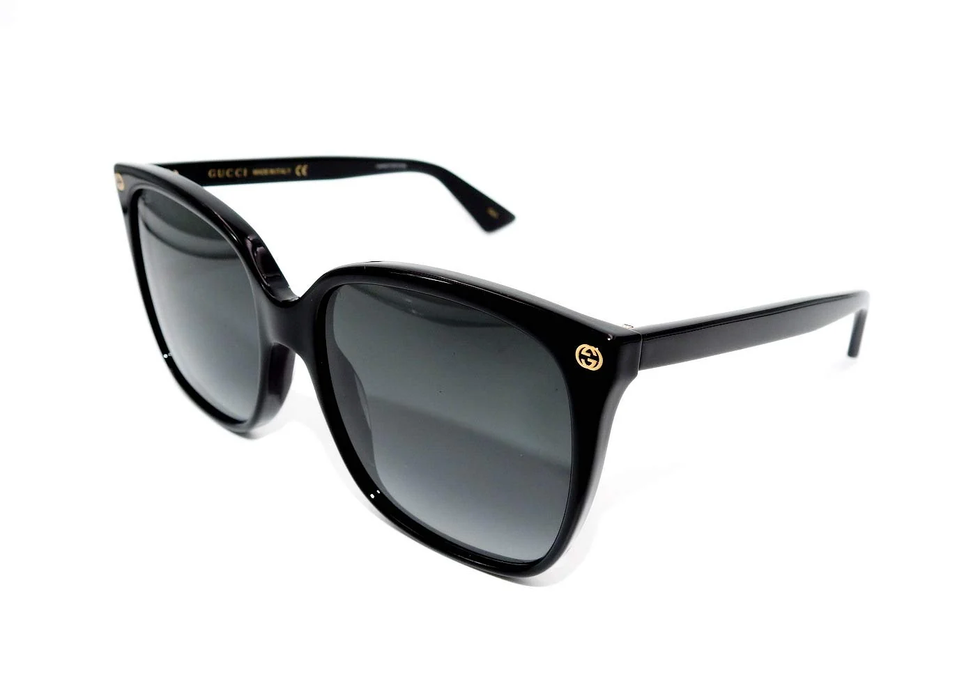 Quality Gucci Women's Lightness Square Sunglasses Black Grey One Size Traditional